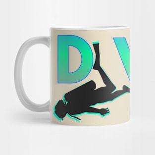 Scuba diving t-shirt designs Mug